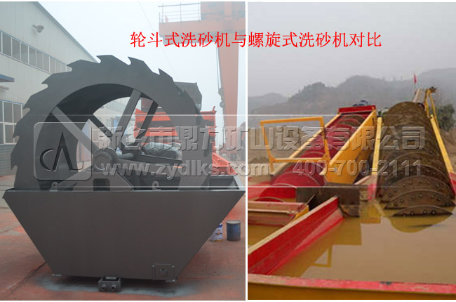 洗砂機設(shè)備對比